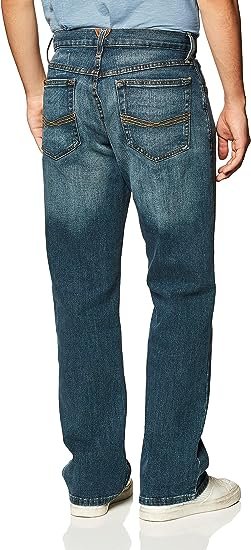 Low Rise Boot Cut Jeans Men’s Relaxed Fit Denim