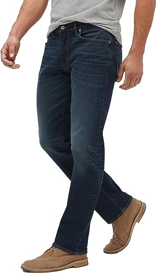 Men's Straight Fit Denim Jeans